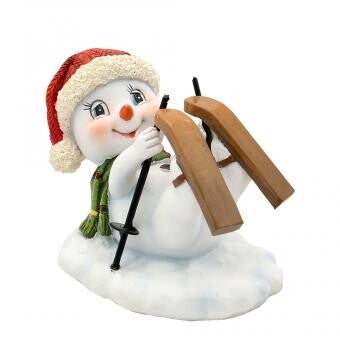 Schneekind Antonia mit Ski