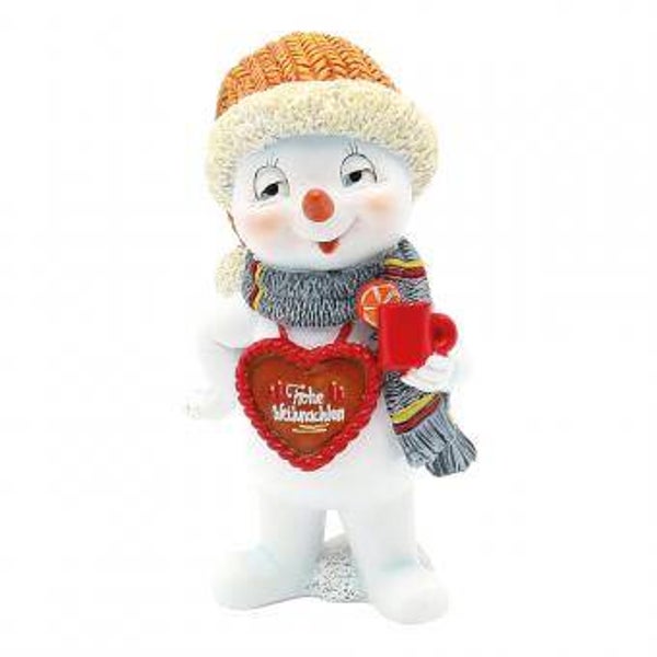 Schneekind Kevin mit Glühwein