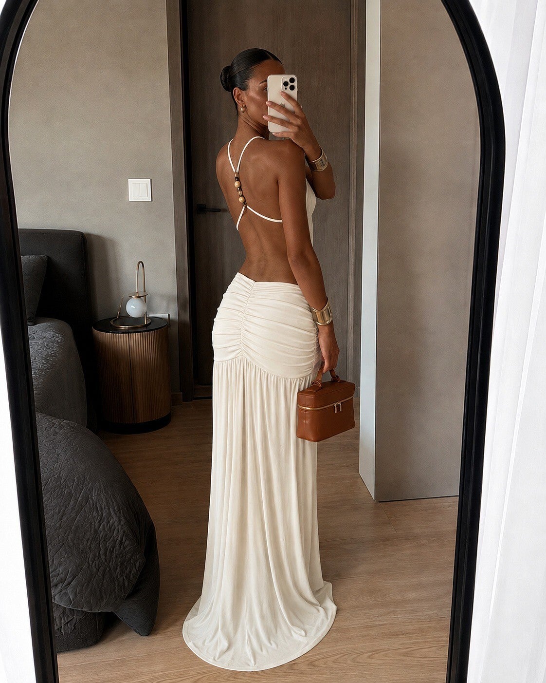 AMARA DRESS - WHITE ELEGANCE