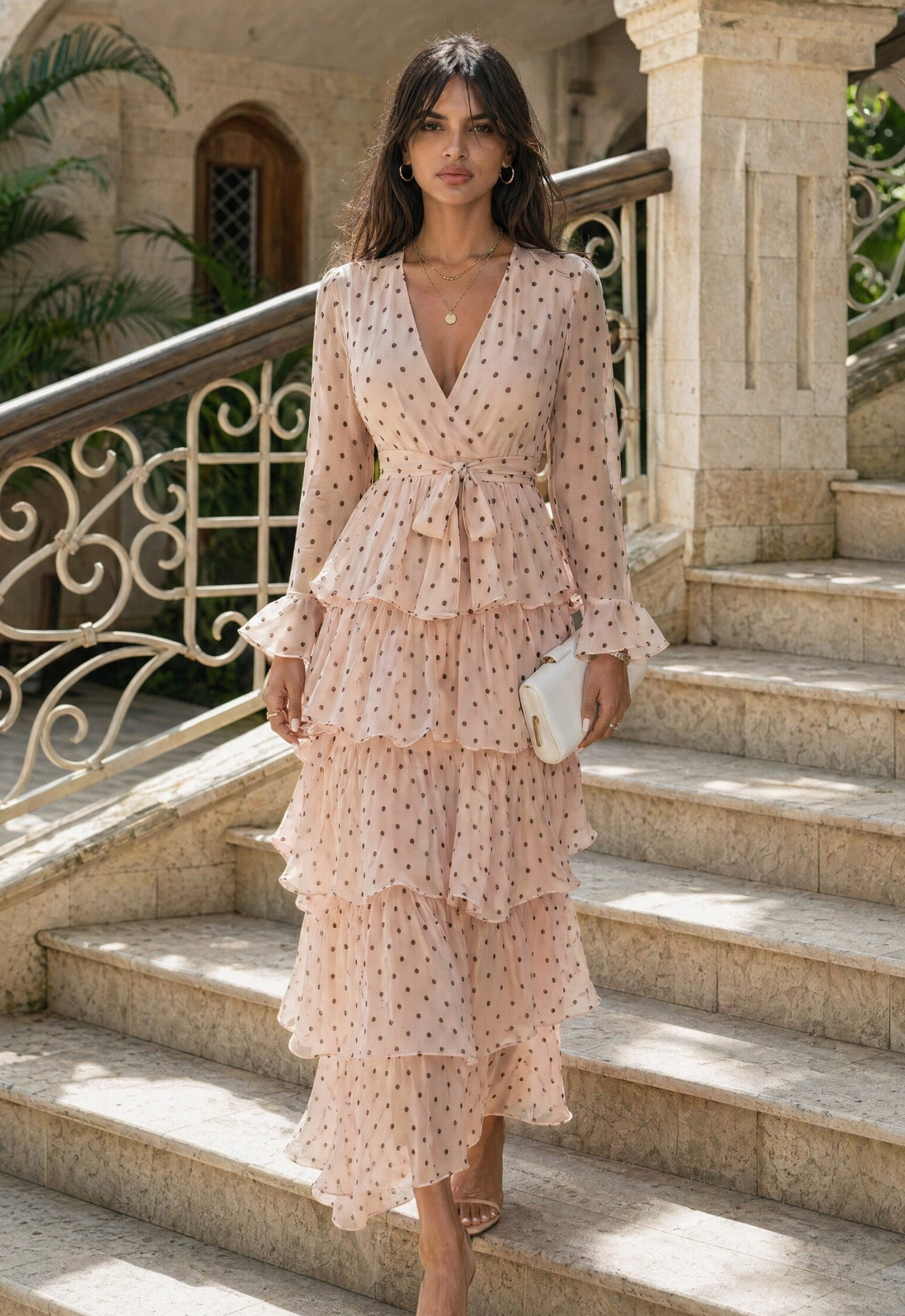 Luxury Ruffle Maxi Dress