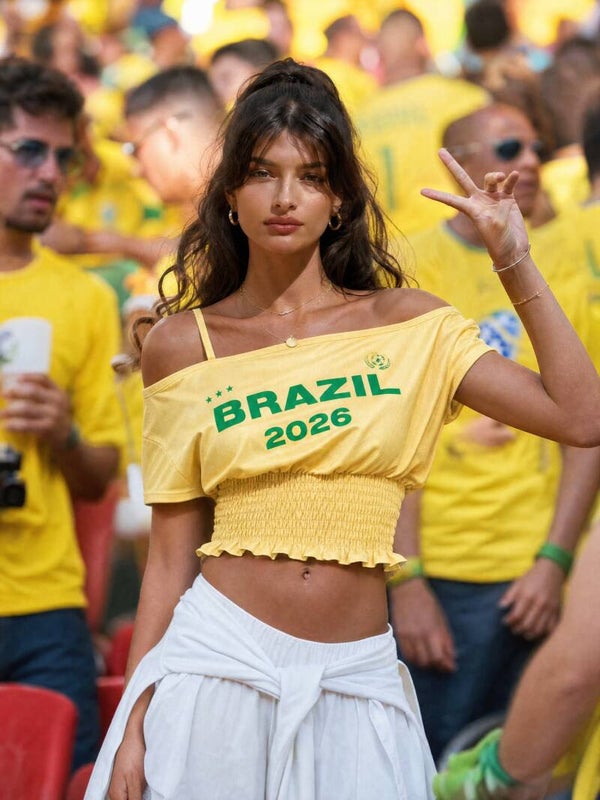 Brazil Fever Crop Top