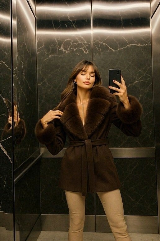 VALENTINA FAUX FUR COAT