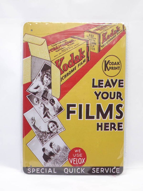 Aluminum Kodak sign