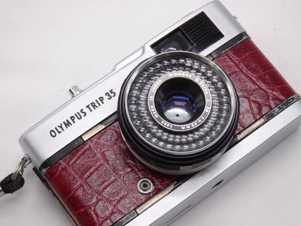 Olympus Trip 35 (Croc Two Tone Red)