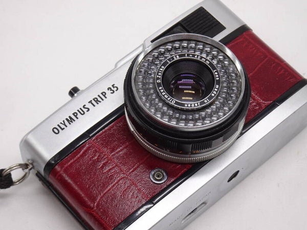 Olympus Trip 35 (Croc Two Tone Red)