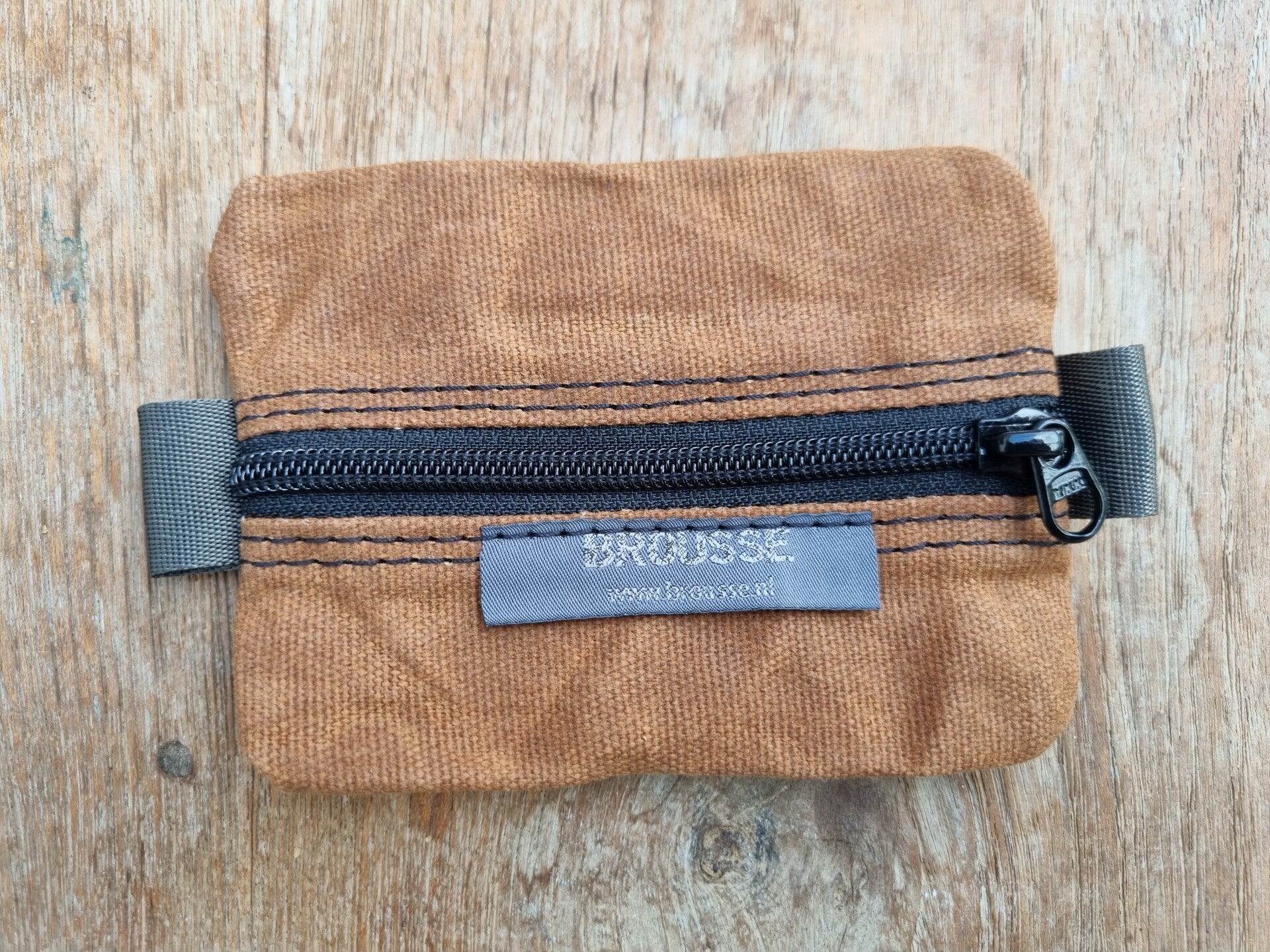 Pocket organiser van mooi stug Durawax gewaxt canvas