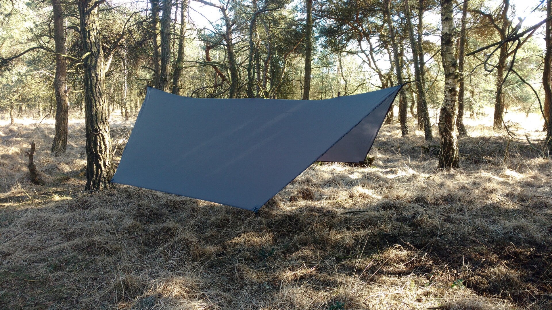 Lichtgewicht charcoal grey hextarp