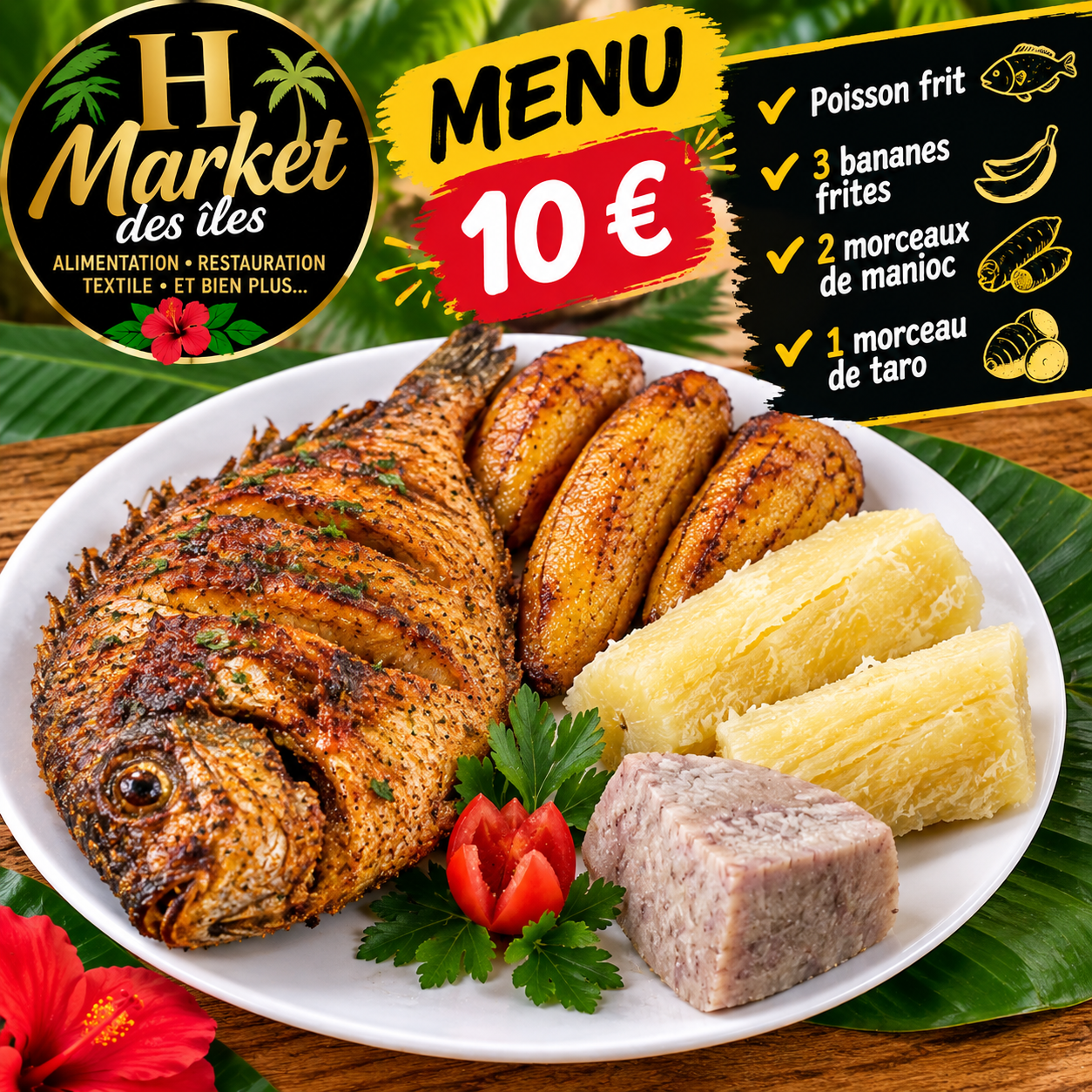 Menu poisson