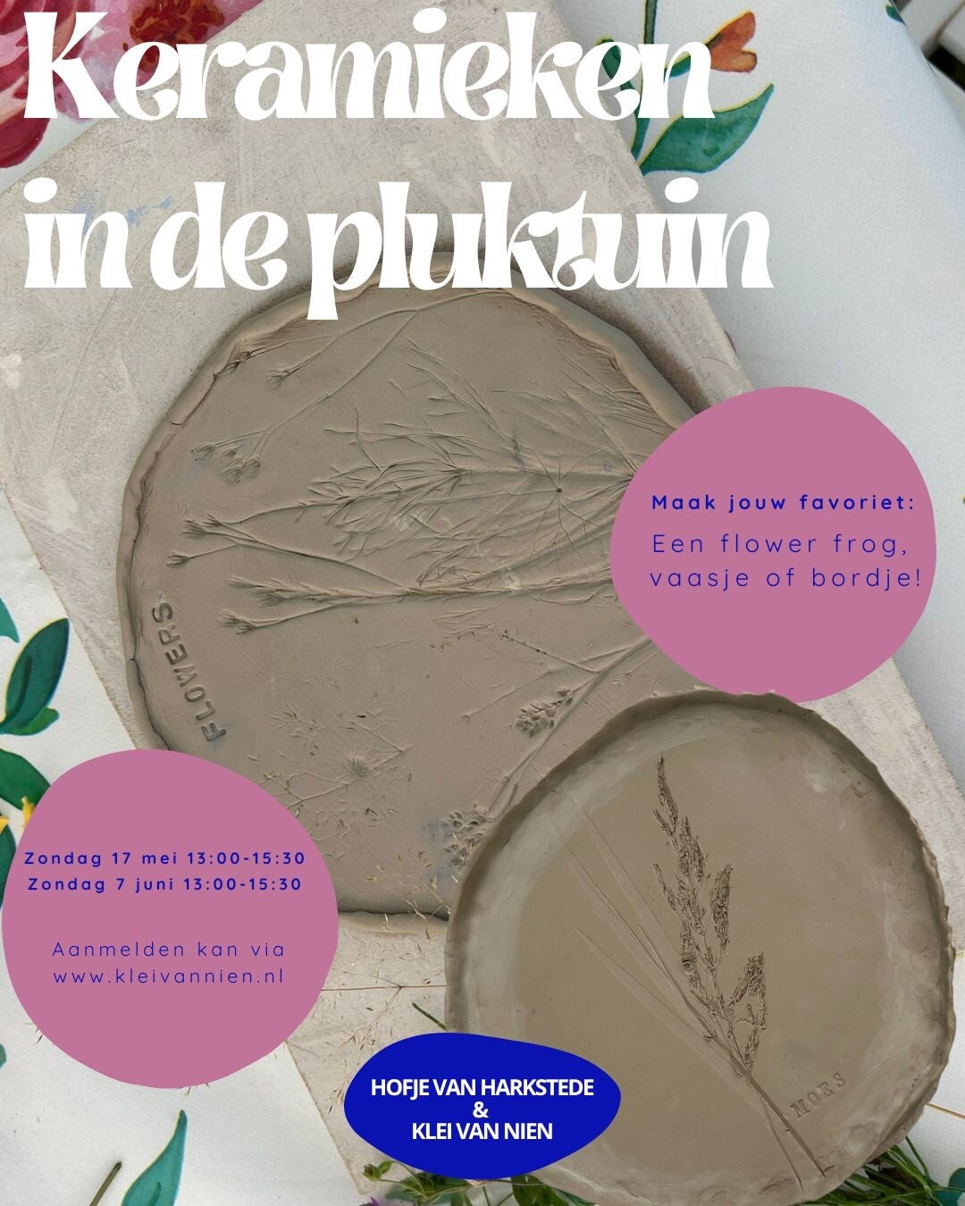 Keramieken in de Pluktuin – Voorjaarseditie