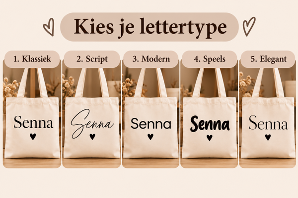 Gepersonaliseerd tasje
