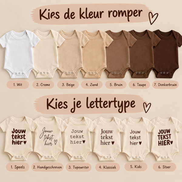 Personaliseer je eigen rompertje!