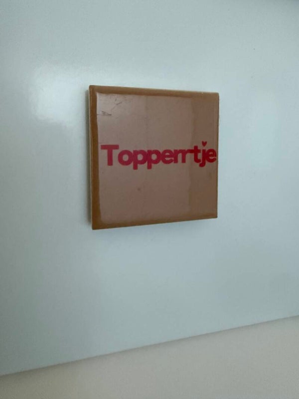 Magneet tegeltje - Toppertje