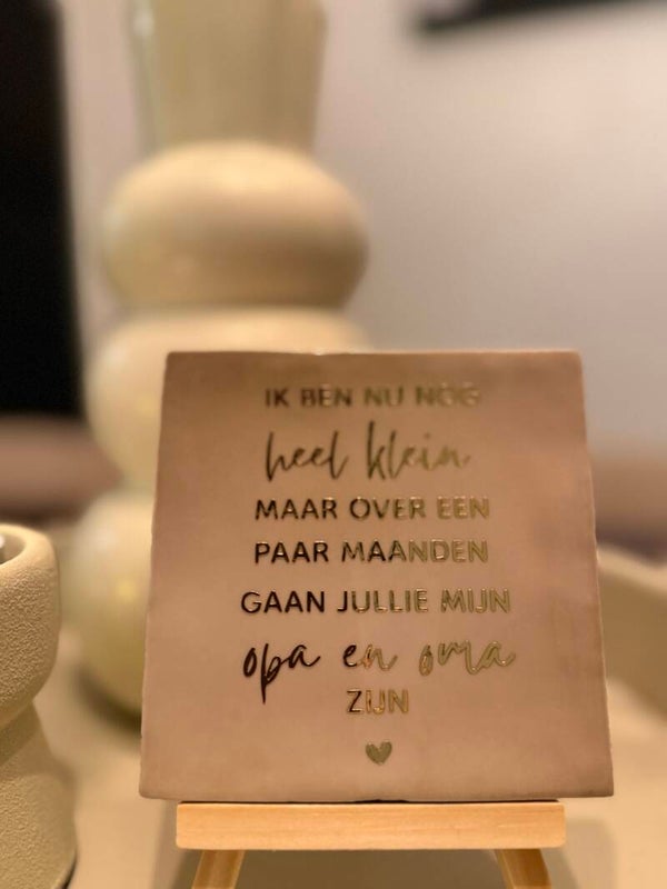 Ik ben nu nog heel klein Opa&Oma