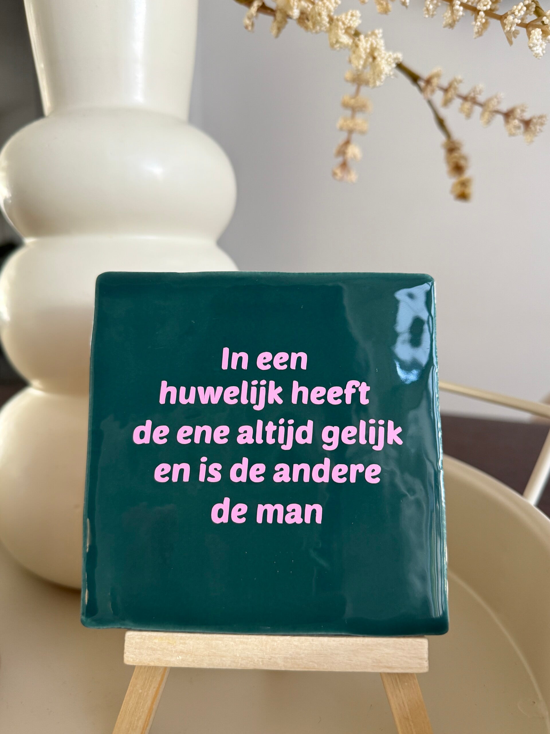 In een huwelijk..