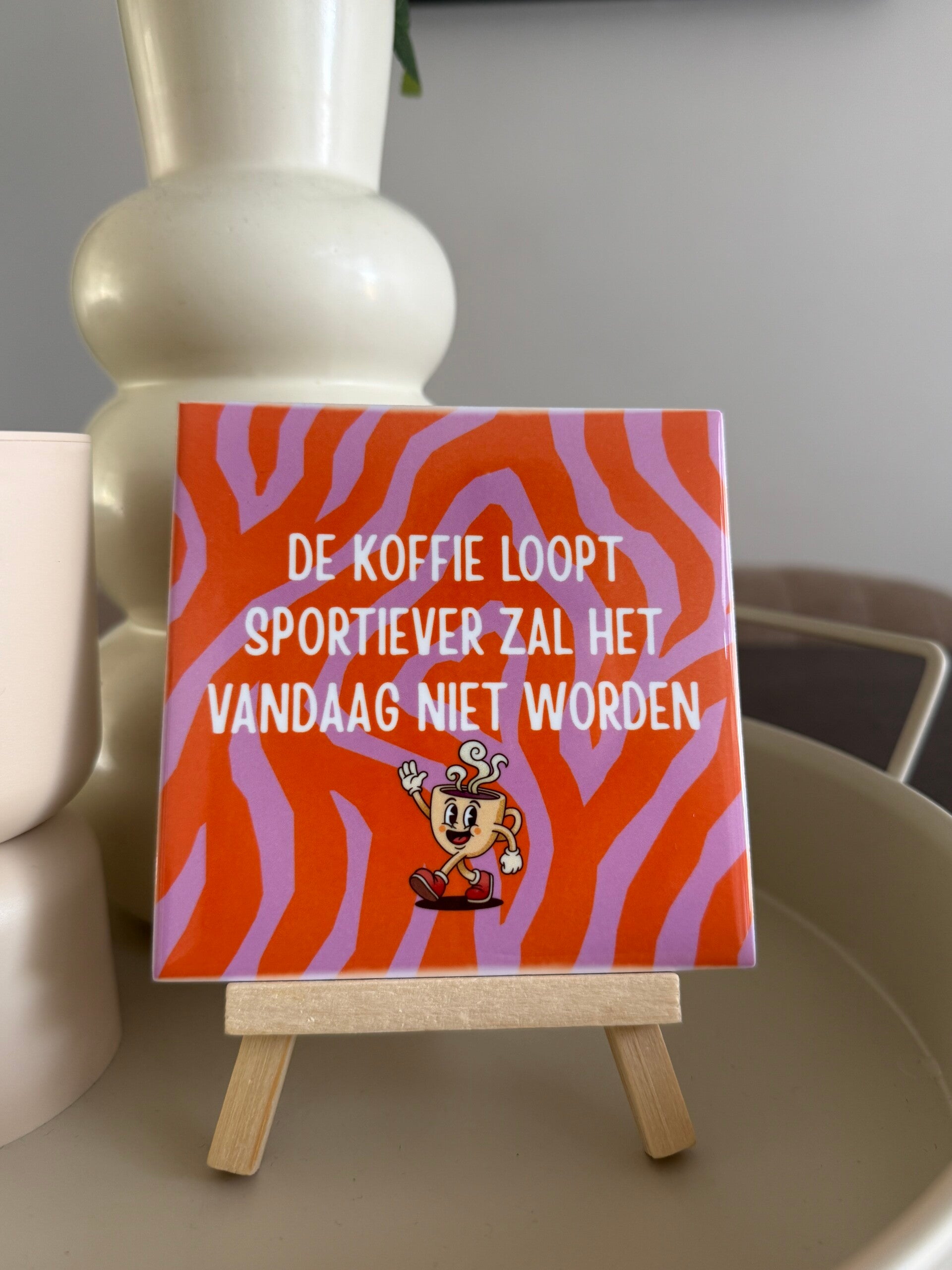 De koffie loopt sportiever zal het vandaag niet worden.