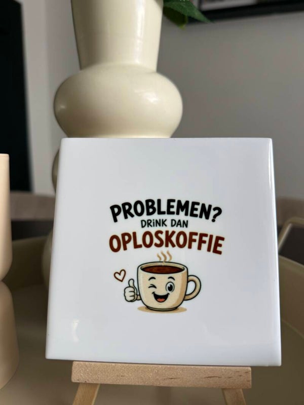 Problemen? Drink dan oploskoffie