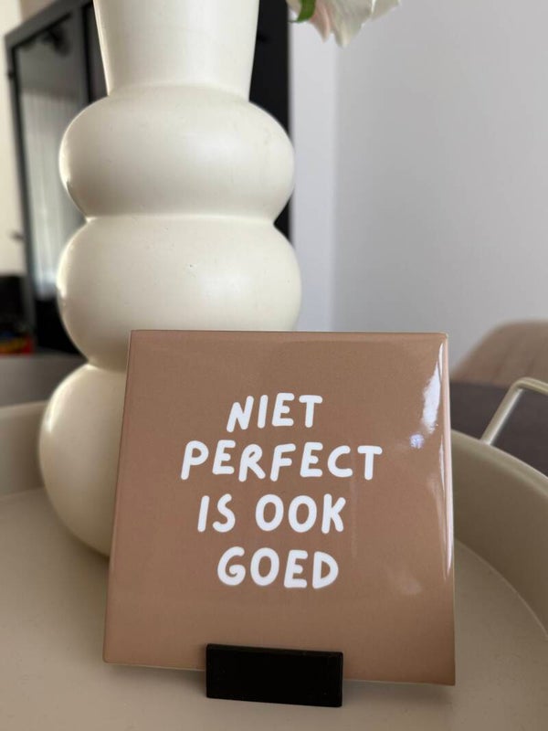 Niet perfect is ook goed