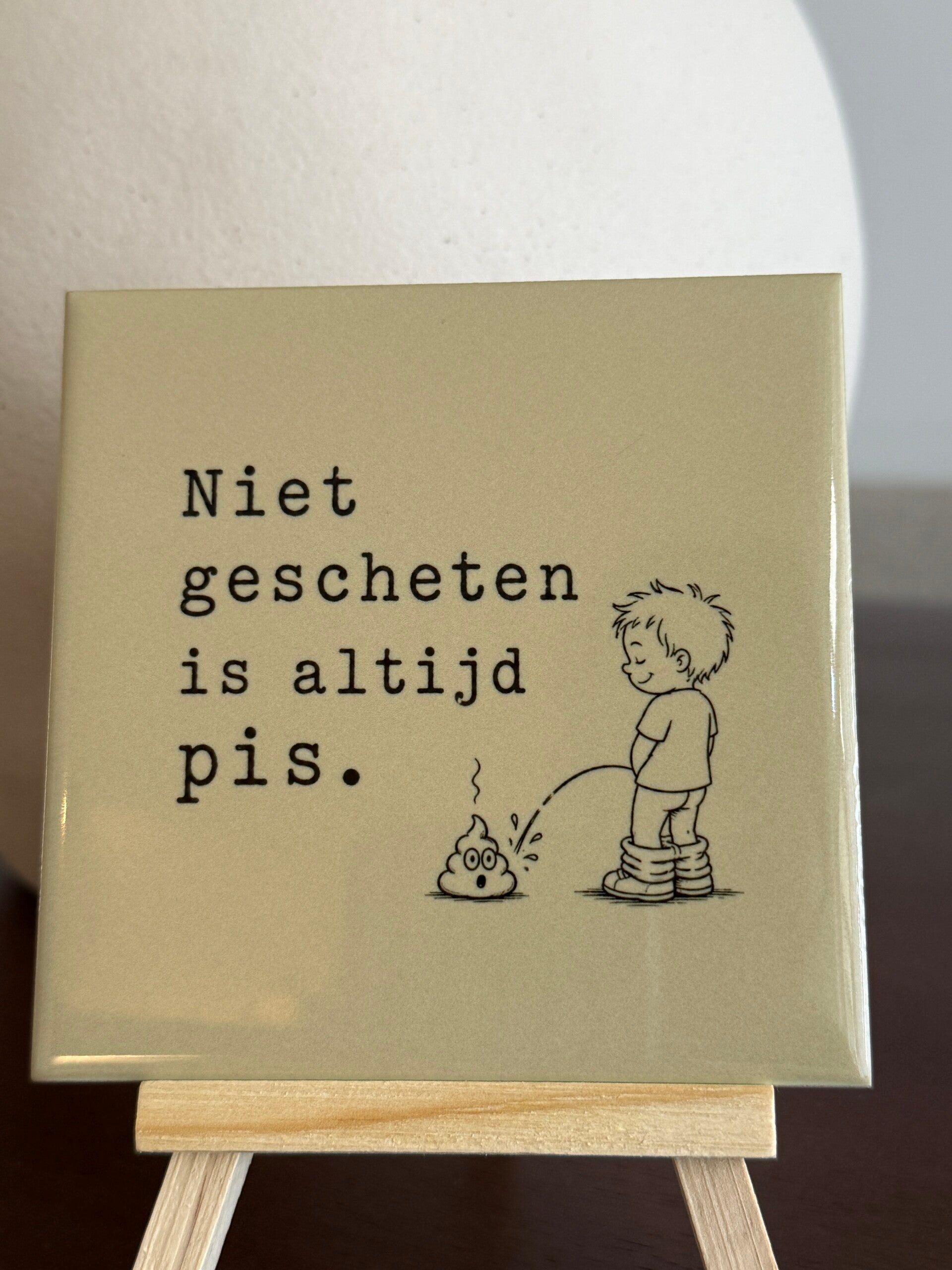 Niet gescheten is altijd pis