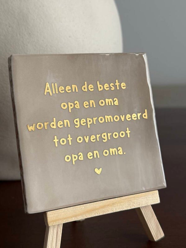 Alleen de beste opa en oma worden gepromoveerd
