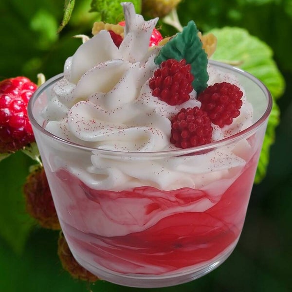 Bougie Marbrée Framboise
