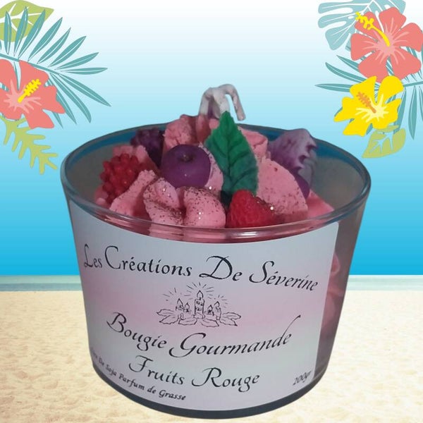 Bougie Gourmande fruits rouges