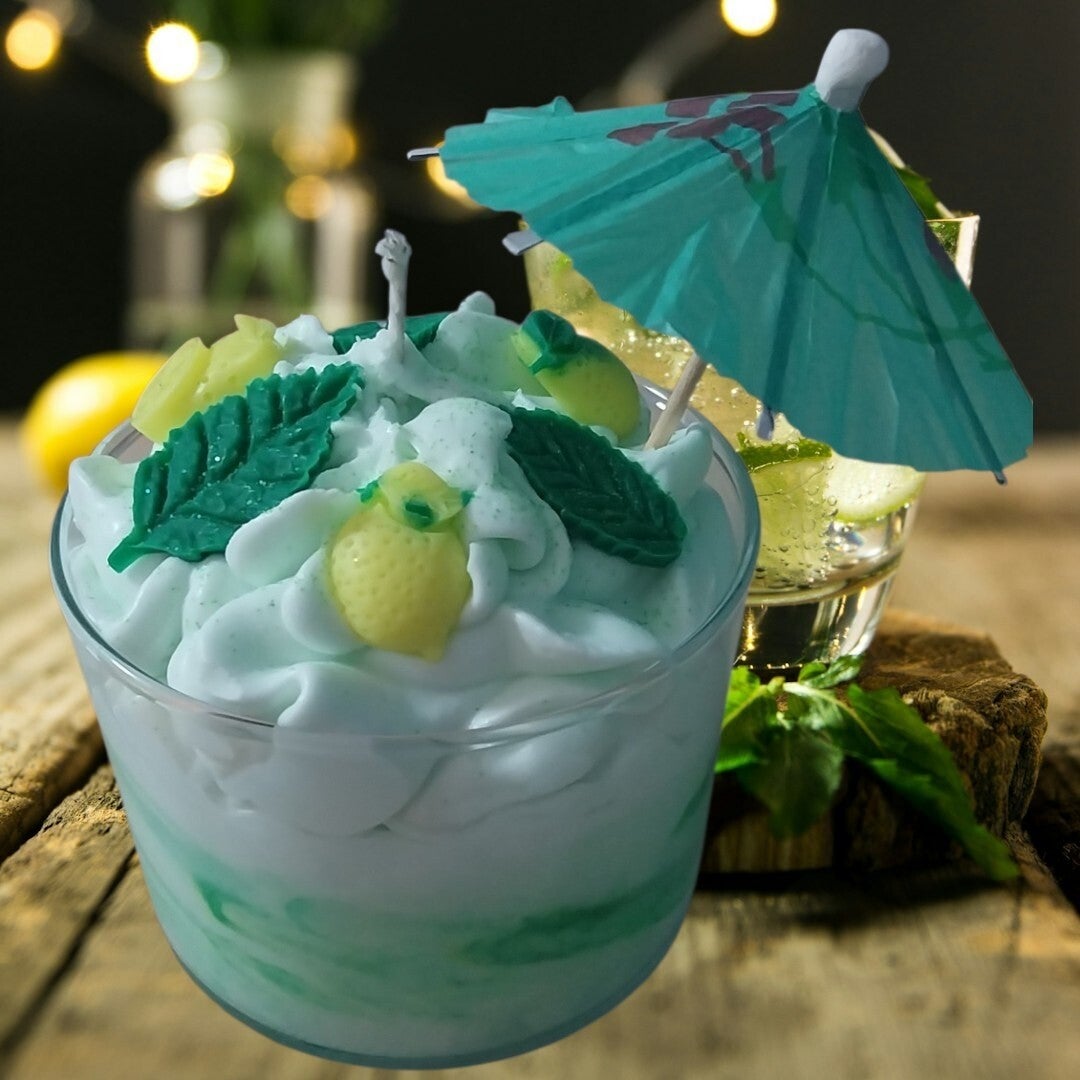 Bougie Marbré Mojito