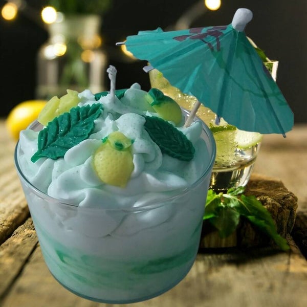 Bougie Marbré Mojito