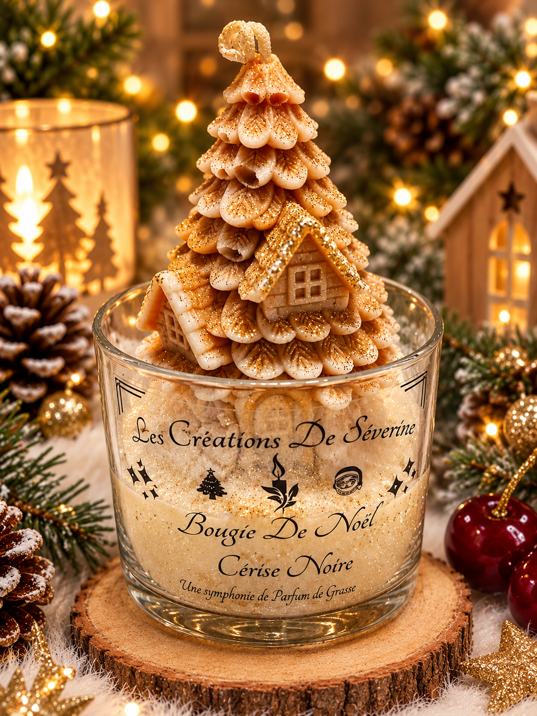Bougie La Maison de Noël