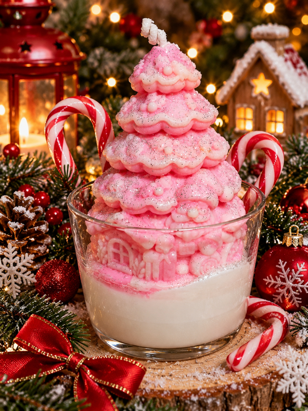 Bougie De Noël parfumée Sucre D'orge