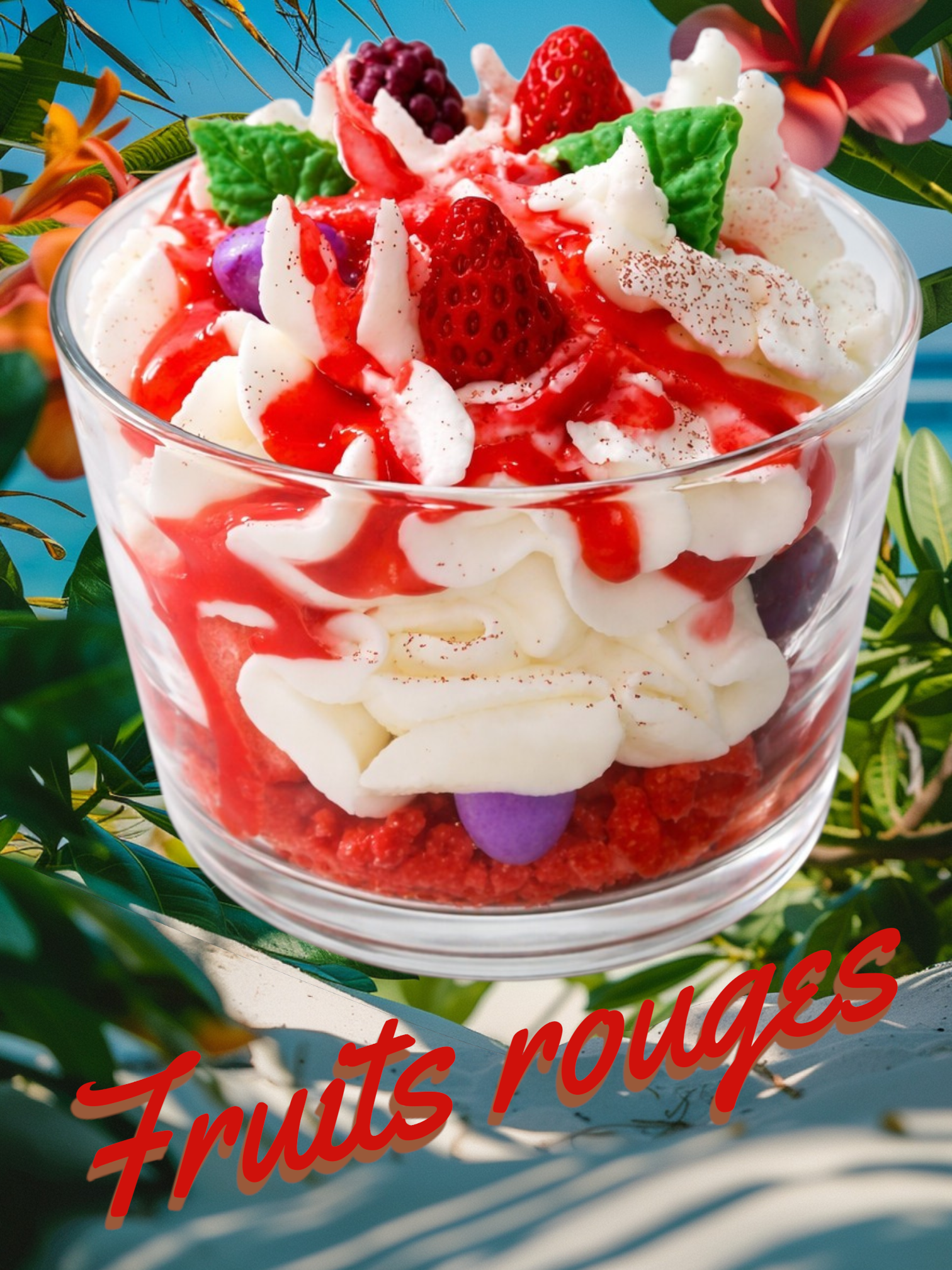Bougie Gourmande fruits rouges