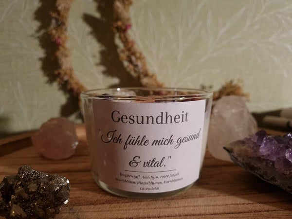 Edelsteinkerze "Gesundheit"