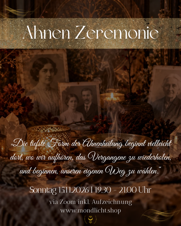 Online Ahnen Zeremonie - Seelenkreis November 2026