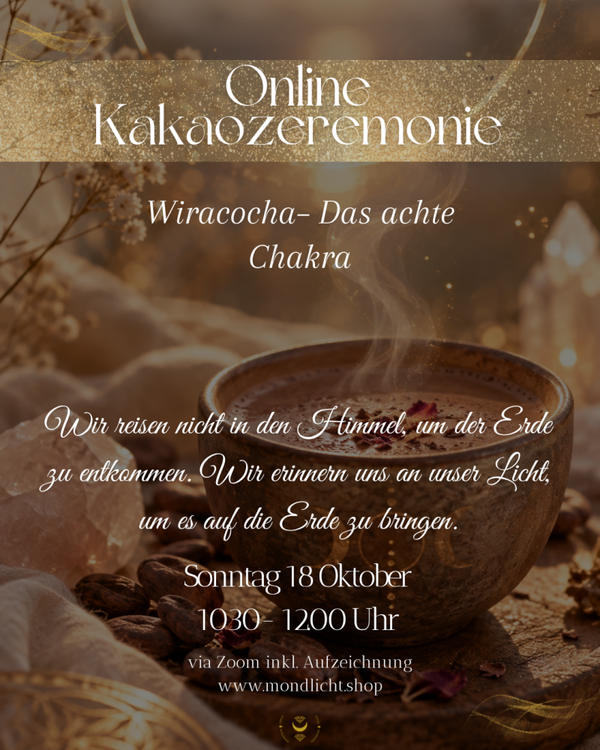 Online Kakaozeremonie Wiracocha Chakra