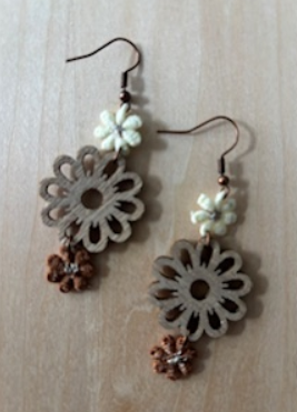 boucles d'oreilles - oreilles  percées