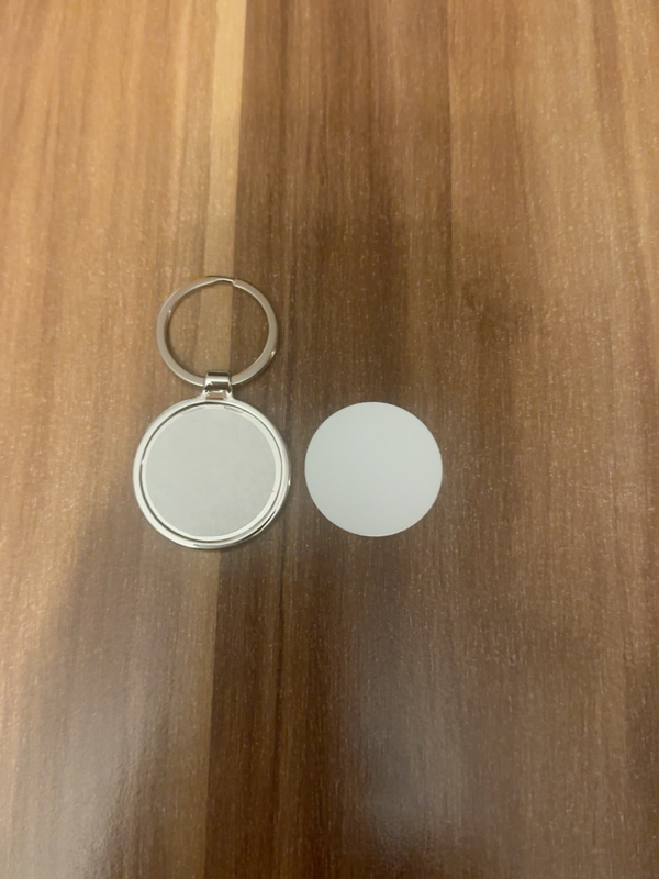 Porte clés personnalisable rond & rectangle