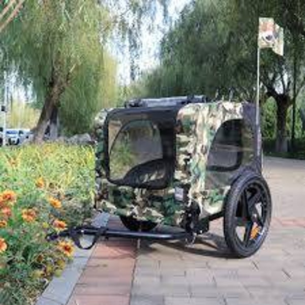 Oxford Waterproof material pet bicycle trailer!