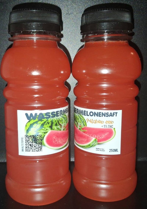 Wassermelonensaft infused CBD