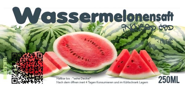 Wassermelonensaft 250 ml infused CBD