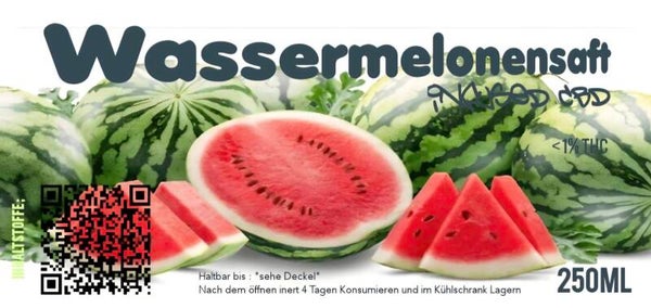 Wassermelonensaft Infused CBD 20mg Aktion