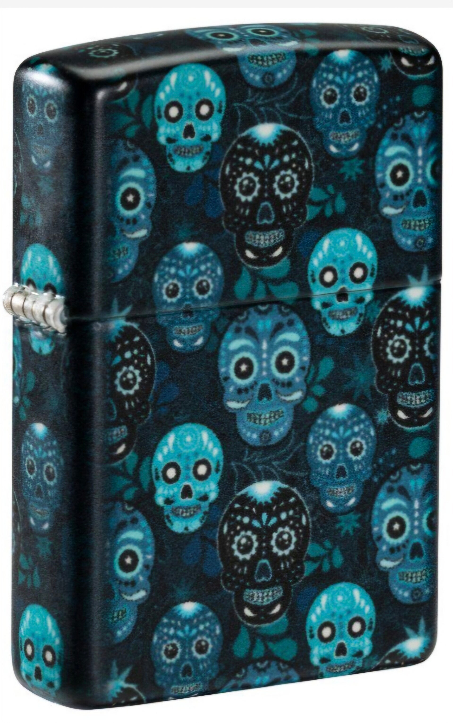 Zippo Feuerzeug "Blue Skulls"
