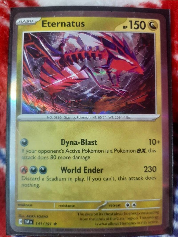 Pokemon - SV - Eternatus - (Holo) Rare - Surging Sparks - 141/191