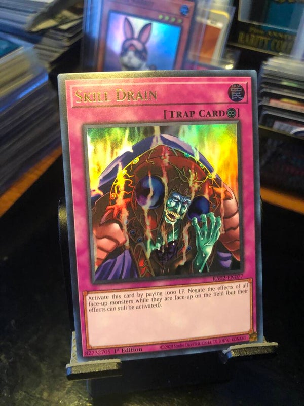 Yu-Gi-Oh! - Rarity Collection 2 - Skill Drain - Ultra Rare - RA02-EN077 - Trap Card