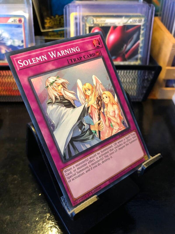 Yu-Gi-Oh! - Rarity Collection 2 - Solemn Warning - Super Rare - RA02-EN078 - Trap Card