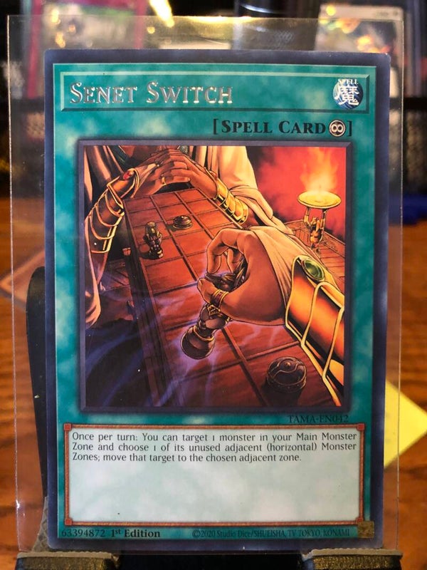 Rare - Yu-Gi-Oh! - Senet Switch - Magic Card - 1st Edition