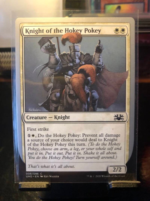 Magic The Gathering - Meme Cards - Knight Of The Hokey Pokey - 008/096 - Common