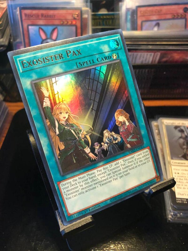 Yu-Gi-Oh - Rarity Collection 2 - Exosister Pax - Ultra Rare - RA02-EN066 - Spell Card