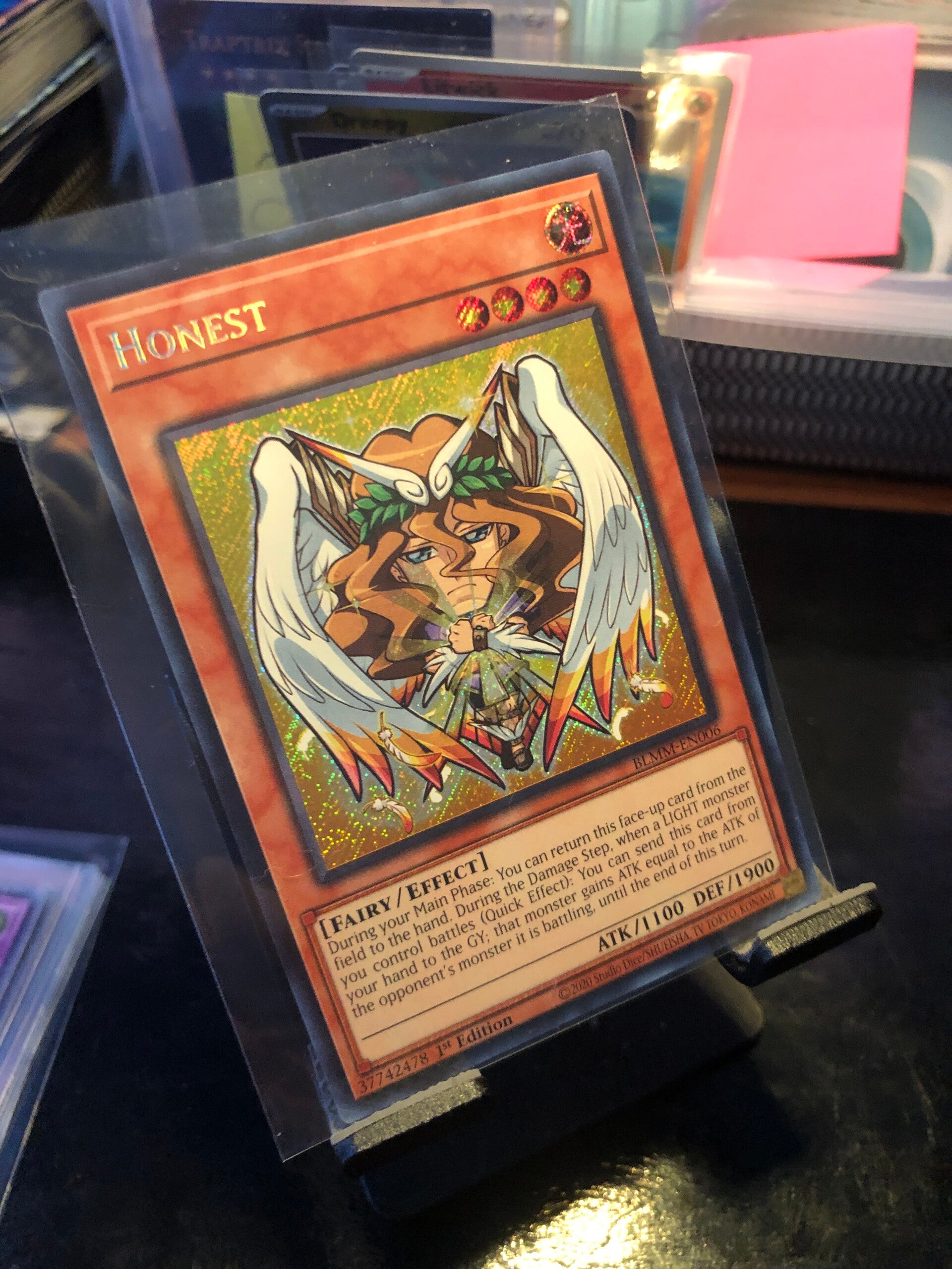 Yu-Gi-Oh! - Battles Of Legend: Monster Mayhem - Honest (Chibi Alt-Art) - Secret Rare - BLMM-EN006 - Monster/Effect Card
