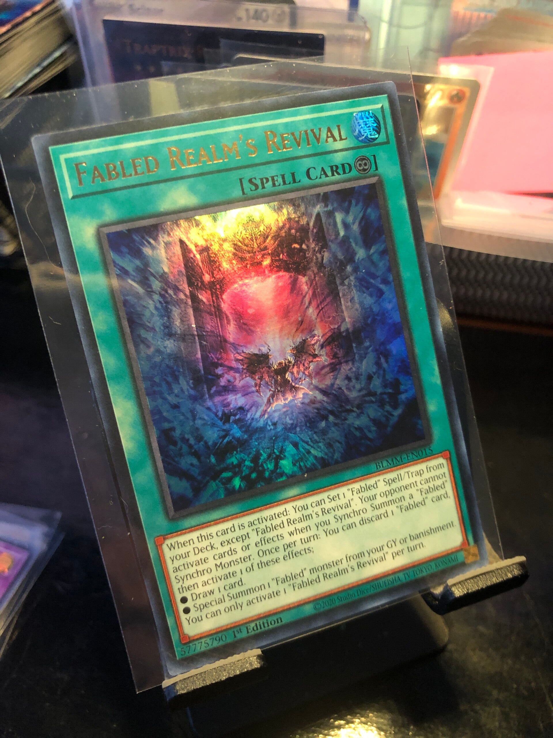 Yu-Gi-Oh! - Battles Of Legend: Monster Mayhem - Fabeled Realm’s Revival - Ultra Rare - BLMM-EN015 - Spell Card