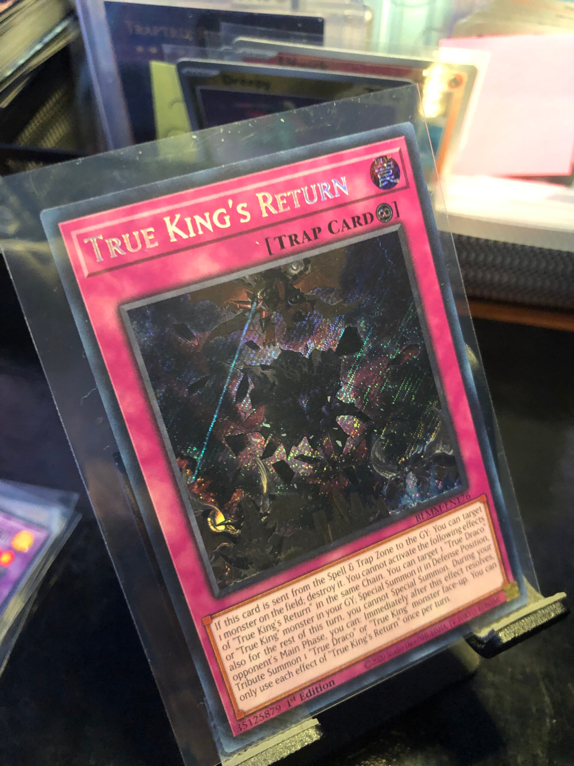Yu-Gi-Oh! - Battles Of Legend: Monster Mayhem - True King’s Return - Secret Rare - BLMM-EN176 - Trap Card