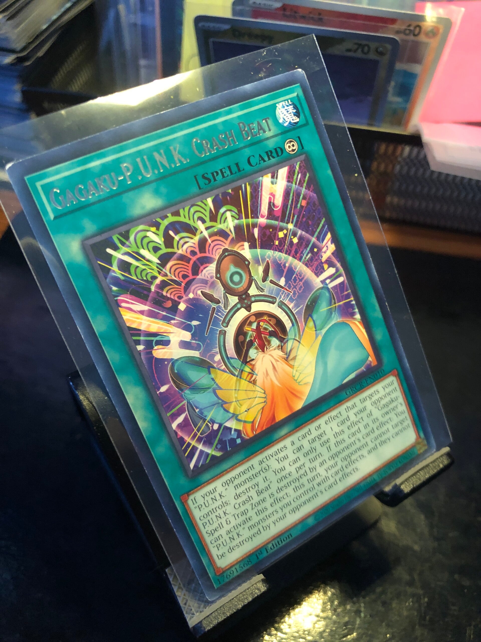 Yu-Gi-Oh! - The Grand Creators - P.U.N.K. Crash Beat - Rare - GRCR-EN010 - Spell Card